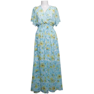 Maxi jurk (Blauw, Geel, Meerkleurig) van Fashion