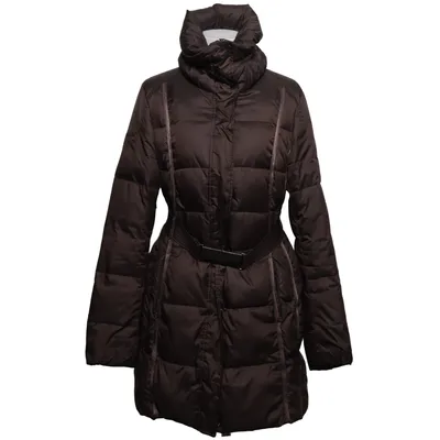 Down coat (Brown) from Geox Down, Feather, Polyester