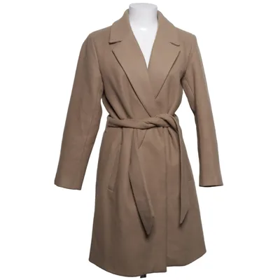Frakke (Beige) fra VILA Clothes Akryl, Genanvendt polyester, Uld