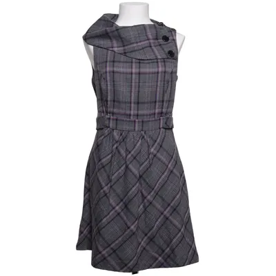 Latzkleid (Grau, Lila, Mehrfarbig) von Blanco Elasthan, Polyester, Viskose