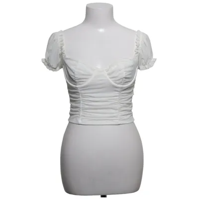 Crop top (Wit) van Tic Toc Elastaan, Polyamide, Polyester