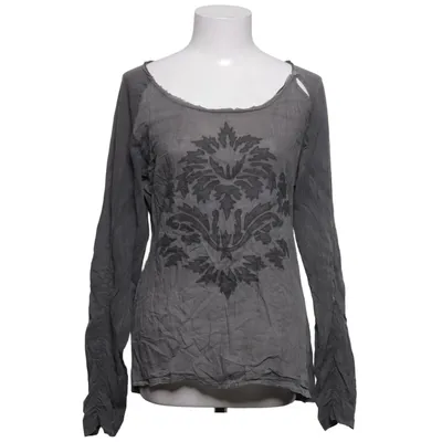 Langærmet t-shirt (Grå) fra Nü by Staff-Woman Bomuld