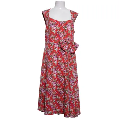 Dress (Red, Multicolored) from Lindy Bop Elastane, Polyester