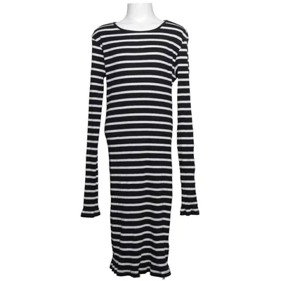 Klänning (Svart, Vit) från Xoxo Bomull, Elastan, Polyester