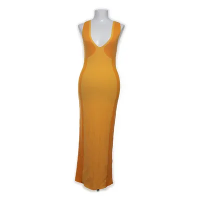 Maxikjole (Gul, Orange) fra NA-KD Polyamid, Viscose
