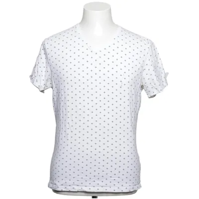 T-shirt (Vit, Svart) från Bläck Bomull, Elastan