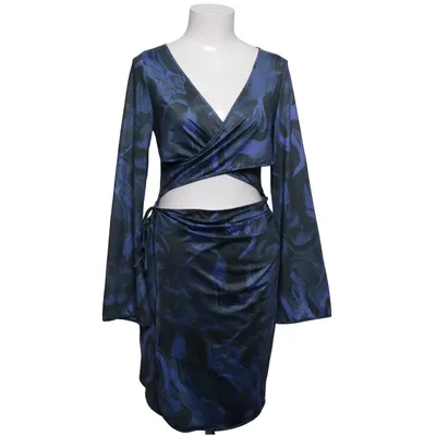 Wikkeljurk (Blauw, Zwart) van Barbara Elastaan, Polyester