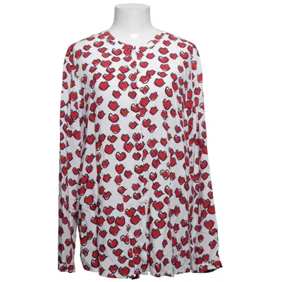 Blouse (White, Red, Blue) from Brax Feel Good Viscose
