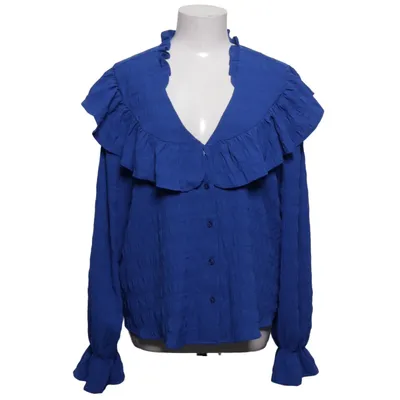 Blouse (Blauw) van Monki Polyester, Elastaan