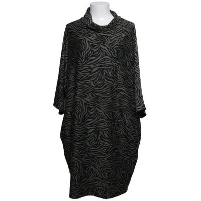 Robe à col roulé (Gris, Noir) de Apricot Élasthane, Polyester, Viscose
