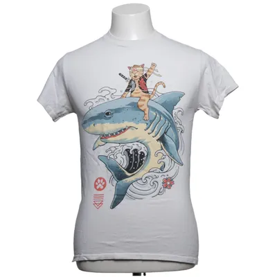 T-shirt (Wit) van Threadless Katoen