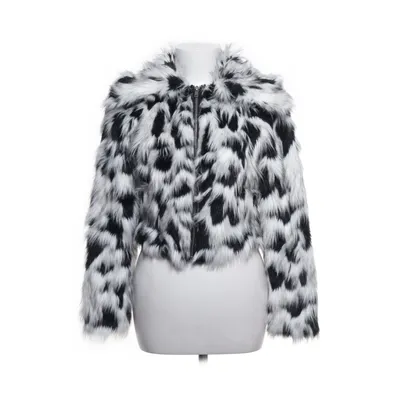 Jacket (Black, White) from Never Denim Acrylic, Polyester