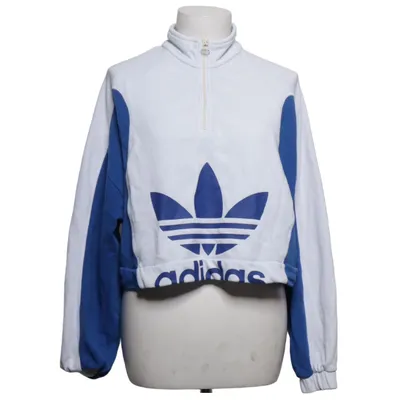 Sweatshirt (Blau, Weiß) von Adidas Originals Baumwolle, Recyceltes Polyester