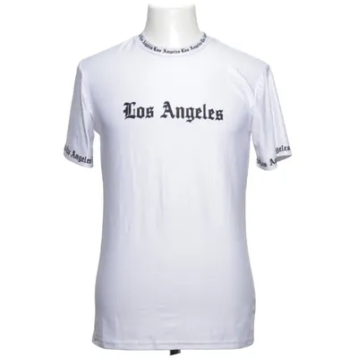 T-shirt (Hvid, Sort) fra Los Angeles Polyester