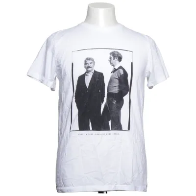 T-shirt (Hvid, Sort) fra Dedicated Økologisk bomuld