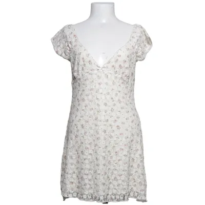 Klänning (Vit, Flerfärgad) från Pull & Bear Elastan, Polyester