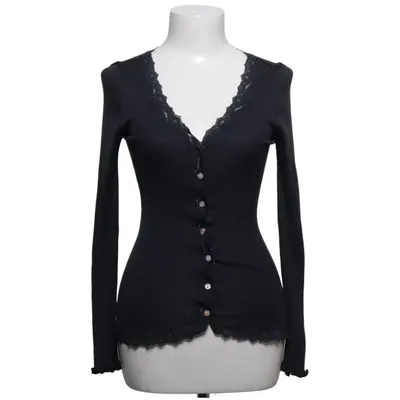 Cardigan (Sort) fra Rosemunde Bomuld, Silke
