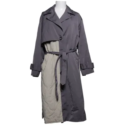 Trenchcoat (Grau, Beige) von Meotine Polyamid, Polyester, Viskose