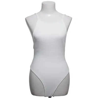Body (Blanc) de Elsa Ekman Bik Bok Coton, Élasthane, Polyester