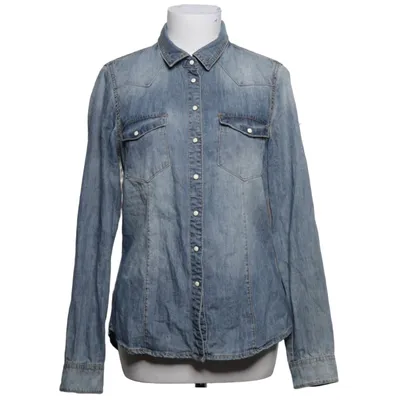 Jeansskjorte (DENIM by LINDEX) fra Denim by Lindex Bomuld