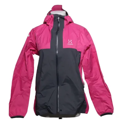 Regnjakke (Pink, Sort) fra Haglöfs Polyamid, Genanvendt polyester