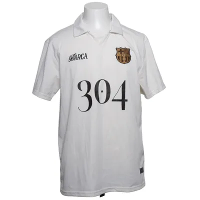 Fotbollströja (Vit) från FC Barcelona Polyester