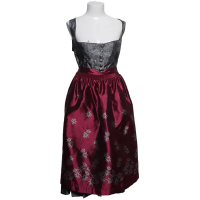 Dirndl (Rot, Grau) von Turi Landhaus Baumwolle, Polyester