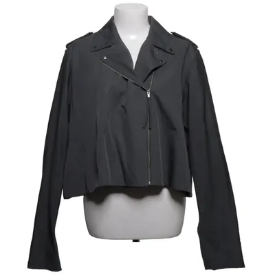 Biker jacket (Gray) from Ahlvar Gallery Cotton, Elastane, Polyester, Viscose
