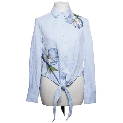 Blouse (Blue) from Karen Millen Cotton, Lyocell