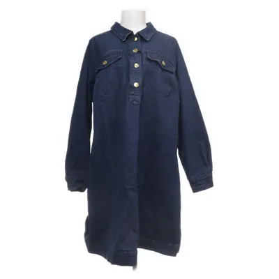 Robe en jean (Bleu) de Zizzi Coton, Élasthane