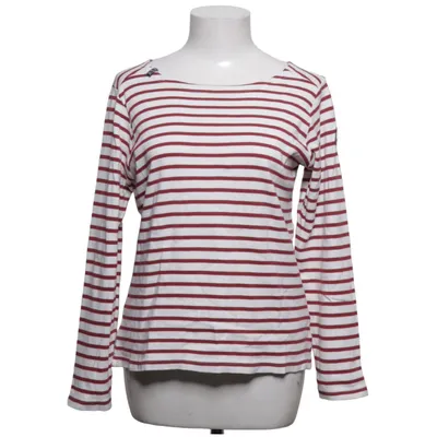 Långärmad t-shirt (Vit, Röd) från Voile Bleue Bomull