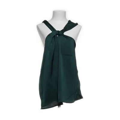 Halternecktopp (Grön) från Shein Elastan, Polyester