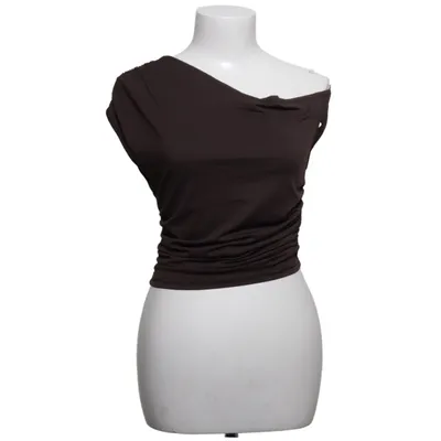 Topp (Brun) från Shein Bae Elastan, Polyester