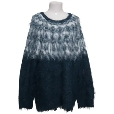 Pull-over (Bleu, Blanc) de Collusion Acrylique, Élasthane, Polyamide, Polyester, Laine