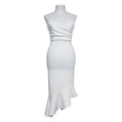 Klänning (Vit) från ASOS Elastan, Polyester