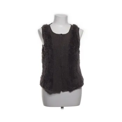 Gilet en fourrure (Gris) de Style Butler Fourrure de lapin