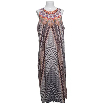 Maxikleid (Weiß, Mehrfarbig) von H.D in Paris Seide, Viskose