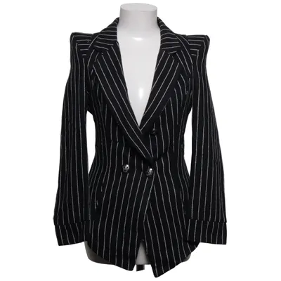 Blazer (Black, White) from Cutie Polyester, Viscose