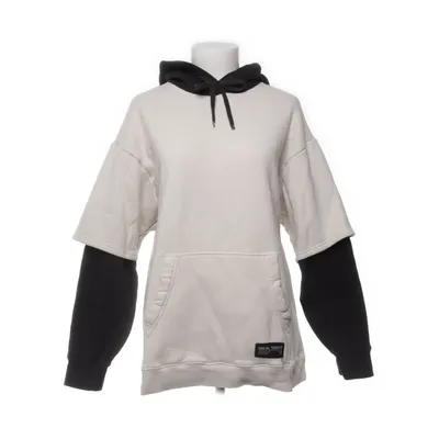 Hoodie (White, Brown) from Social Tourist Cotton, Polyester