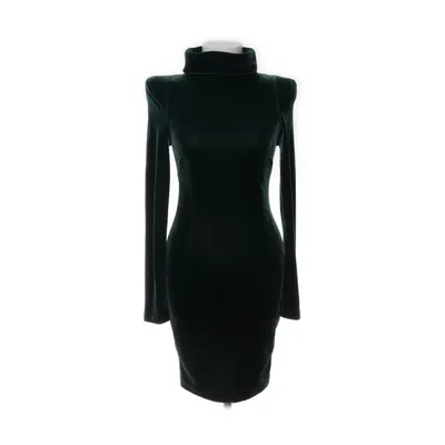 Turtleneck dress (Green) from Guess Elastane, Polyester