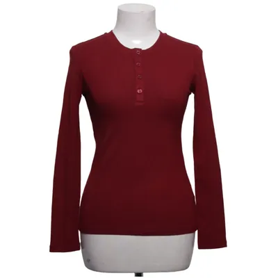 Henley shirt (Red) from Lumina Cotton, Elastane