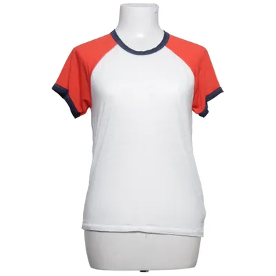 Baseball T-shirt (White, Red, Blue) from American Eagle Outfitters Cotton, Polyester, Viscose