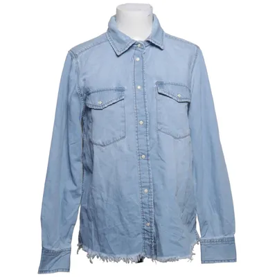 Denim blouse (Blauw) van Dallas Katoen