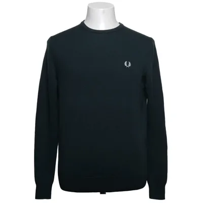 Strickpullover (Grün) von Fred Perry Merinowolle