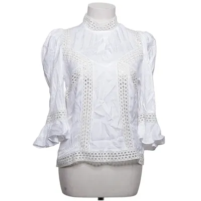 Bluse (Hvid) fra The Kooples Polyester, Viscose