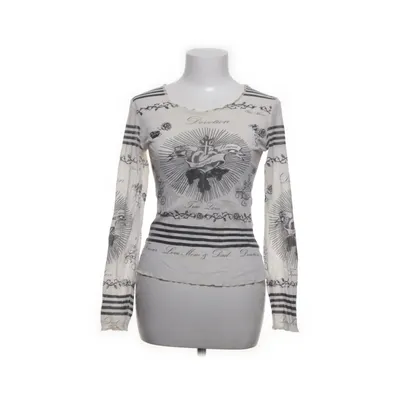 Long sleeve T-shirt (White, Black) from Vive Maria Nylon