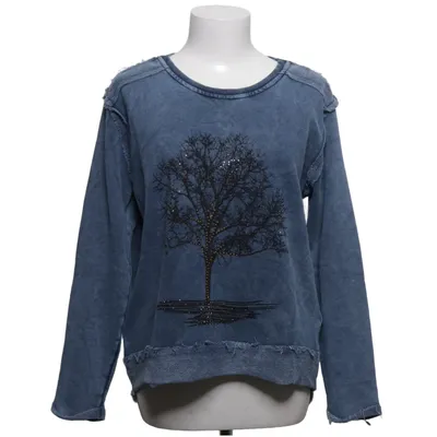 Sweatshirt (Blue) from Erre Cotton, Polyester