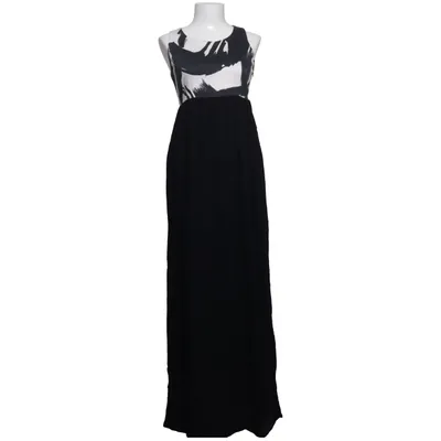Maxi jurk (Zwart, Wit) van Atos Lombardini Katoen, Elastaan, Polyester, Polyurethaan, Viscose