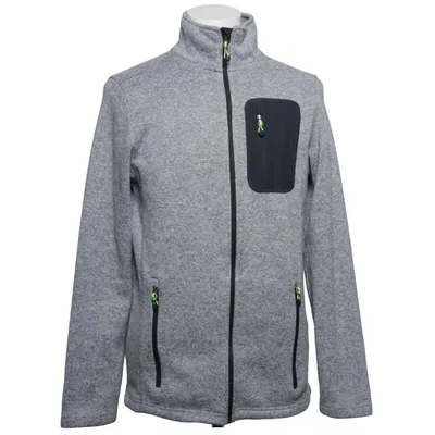Fleece jacket (Gray, Black) from The Nature Trail Polyester