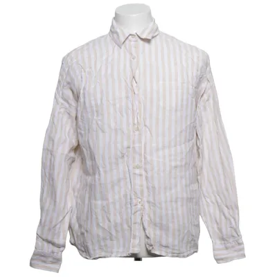 Skjorte (Beige, Hvid) fra Knowledge Cotton Apparel Linned